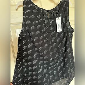 Women’s Black Formal Blouse. Sleeveless. New.